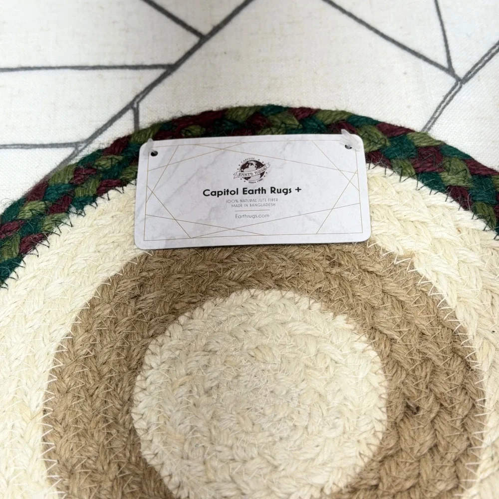 Capitol Earth Rugs Christmas Joy Wreath 10
